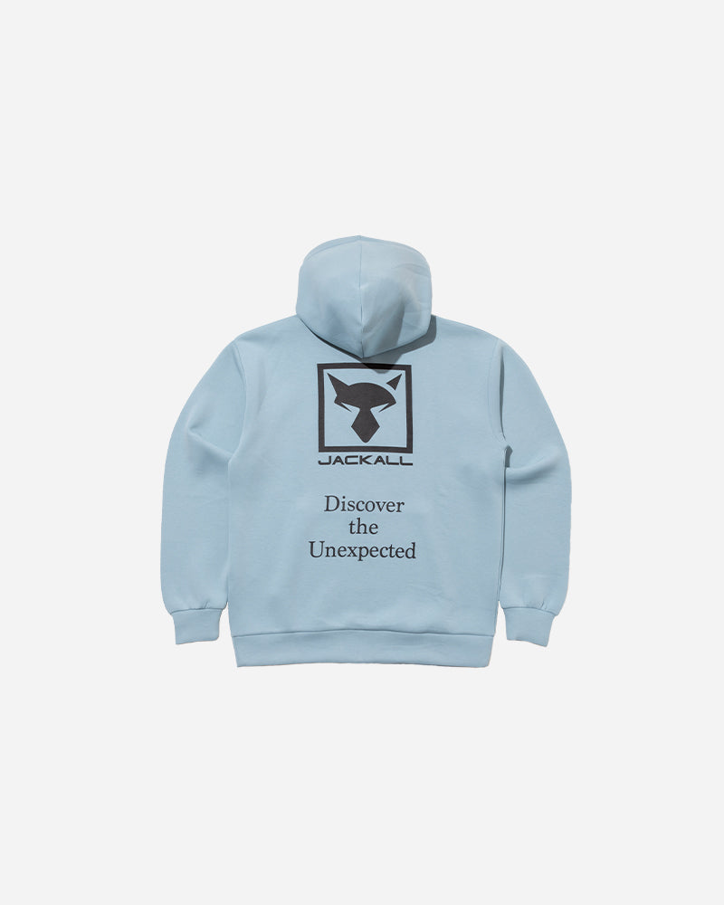 ジャージージップアップロゴフーディ