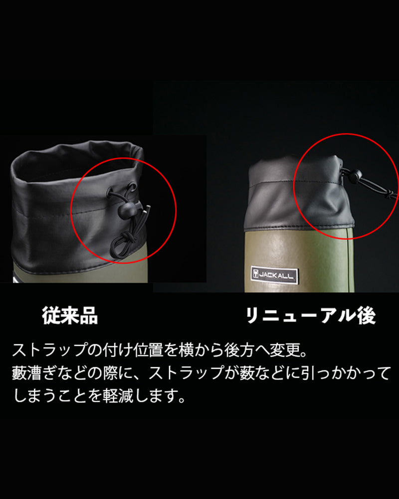 Packable boots R/olive