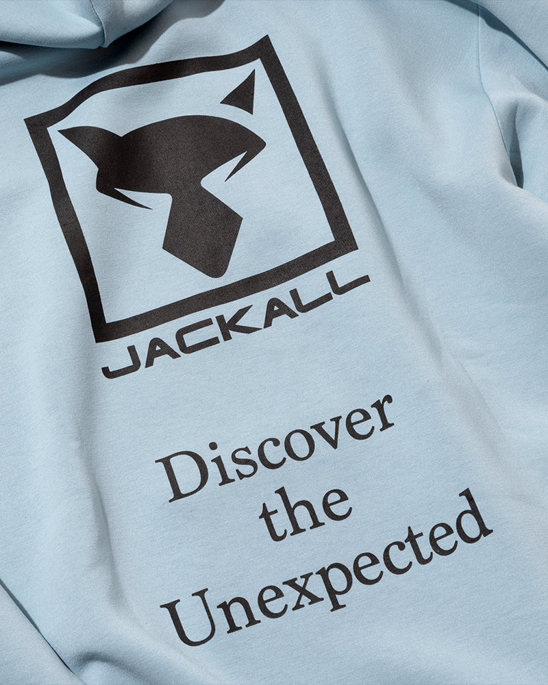 ジャージージップアップロゴフーディ