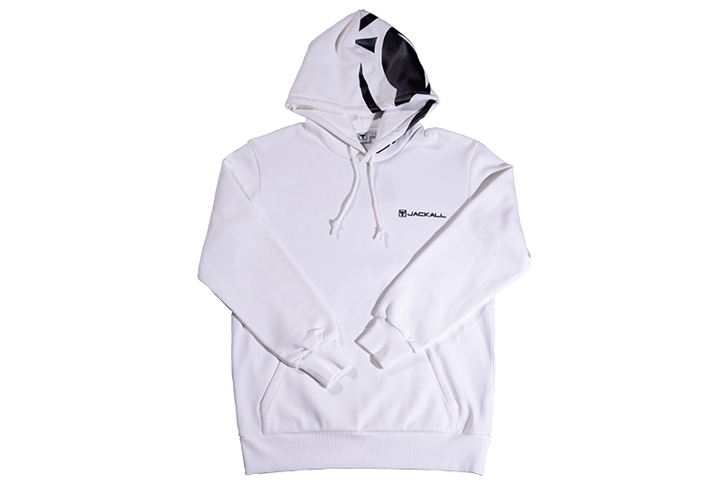 ジャッカルドライメッシュ プルオーバー フーディ ホワイトスモーク Lサイズ ジャッカルドライメッシュ プルオーバー フーディ ホワイトスモーク L