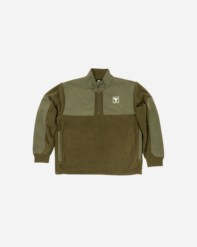 ダブルフェイスフリースプルオーバー