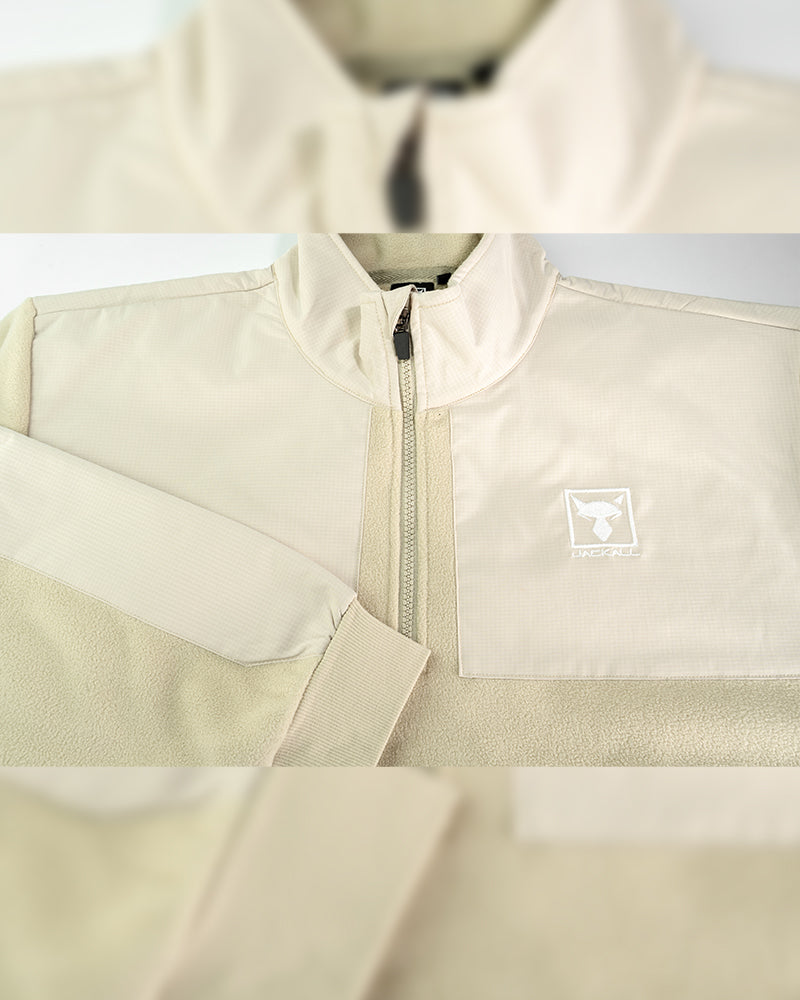 ダブルフェイスフリースプルオーバー