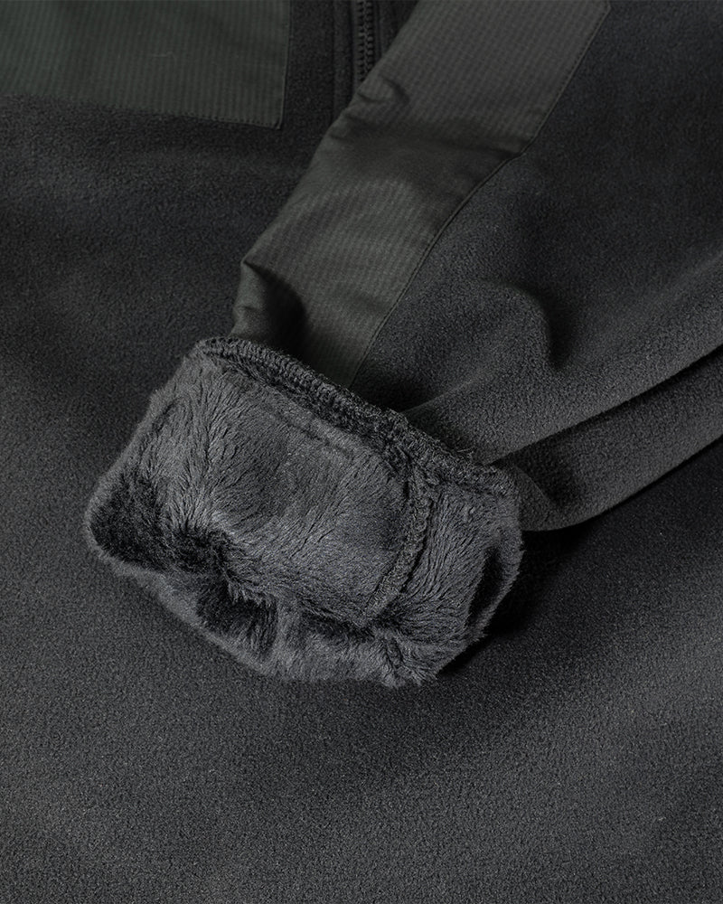 ダブルフェイスフリースプルオーバー