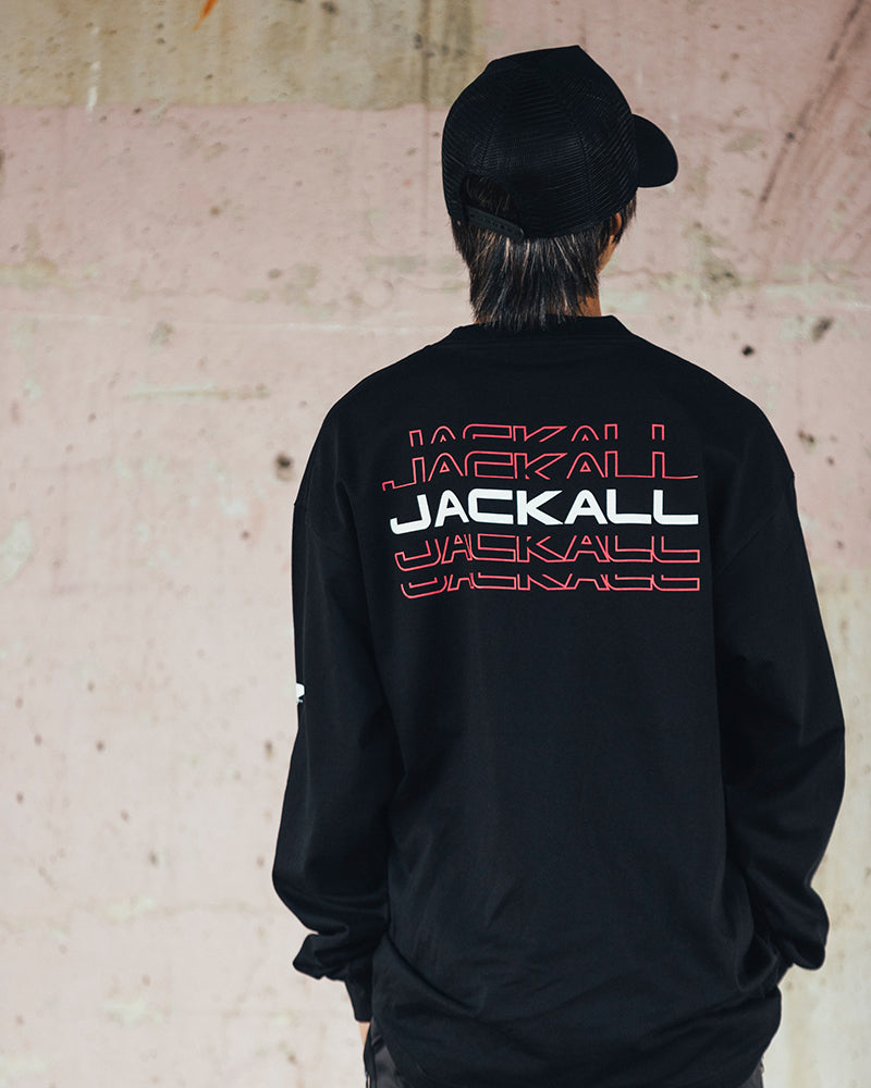 バックロゴロングスリーブTシャツ