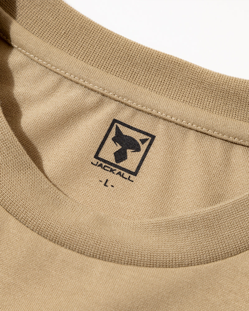 バックロゴTシャツ