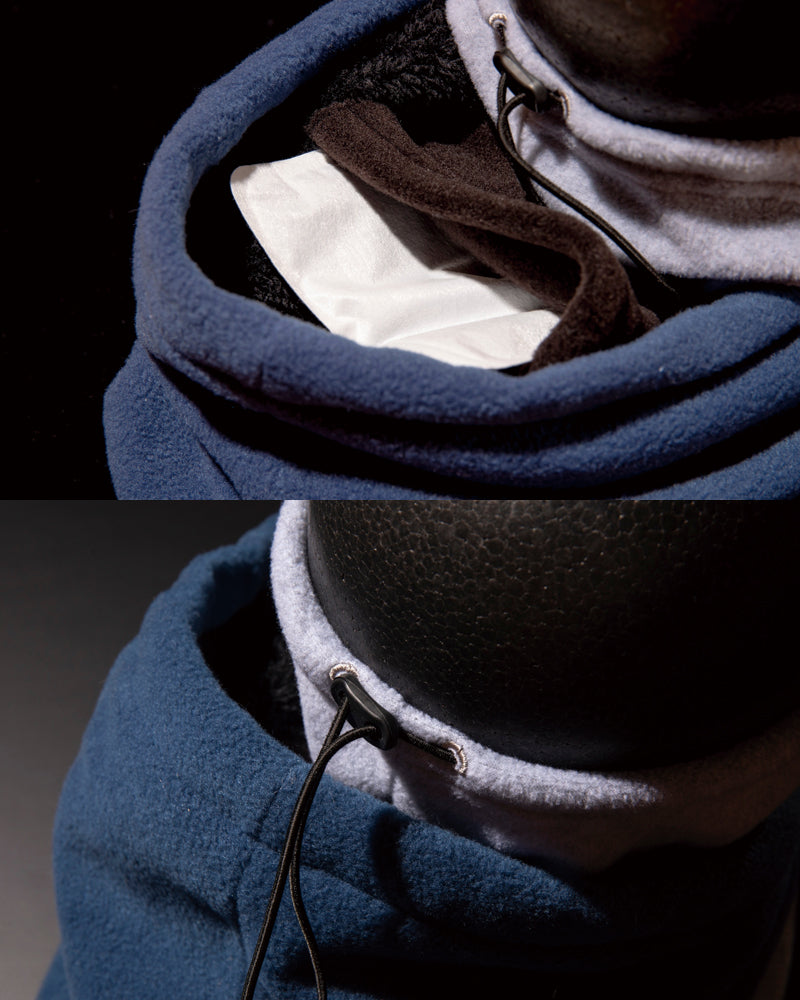 フリースフーディーウォーマー【チャコール】【30%OFF】