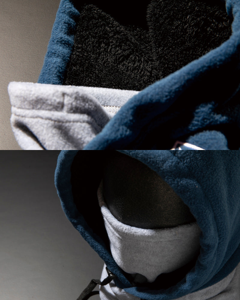 フリースフーディーウォーマー【チャコール】【30%OFF】