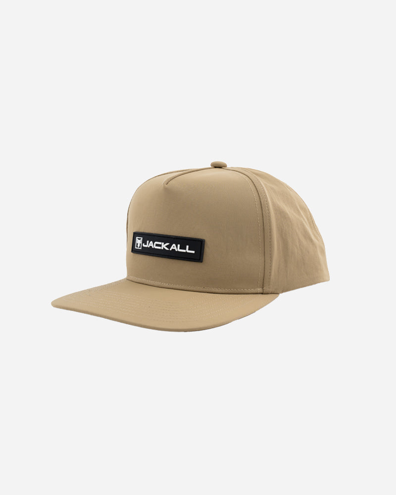 Square logo flat cap [black]
