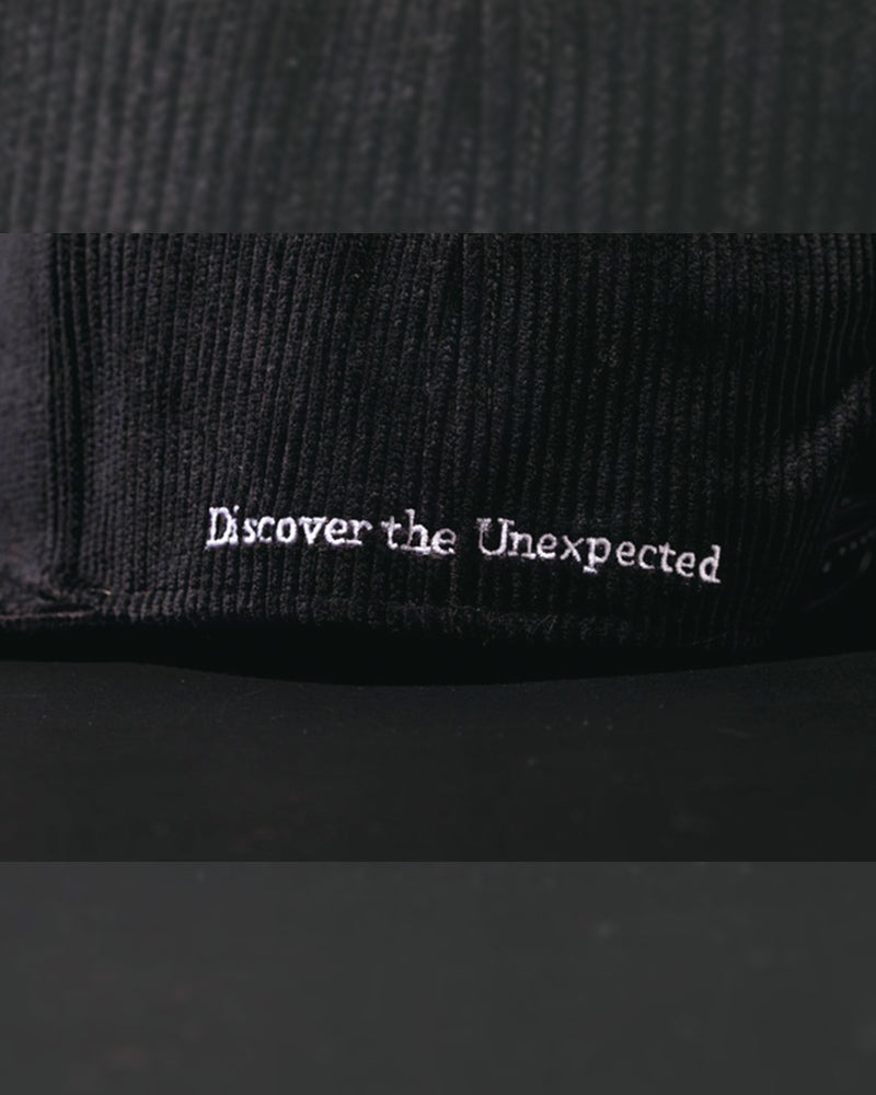 コーデュロイフラットビルキャップ(モスグリーン)【50%OFF】