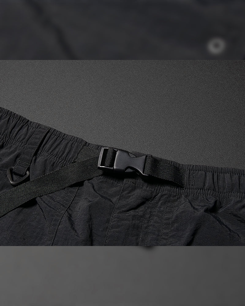 ナイロンハーフパンツ / グレー【30%OFF】