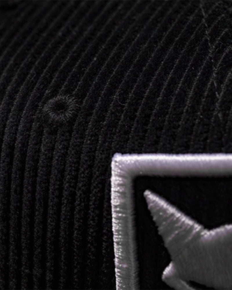 コーデュロイフラットビルキャップ(モスグリーン)【50%OFF】