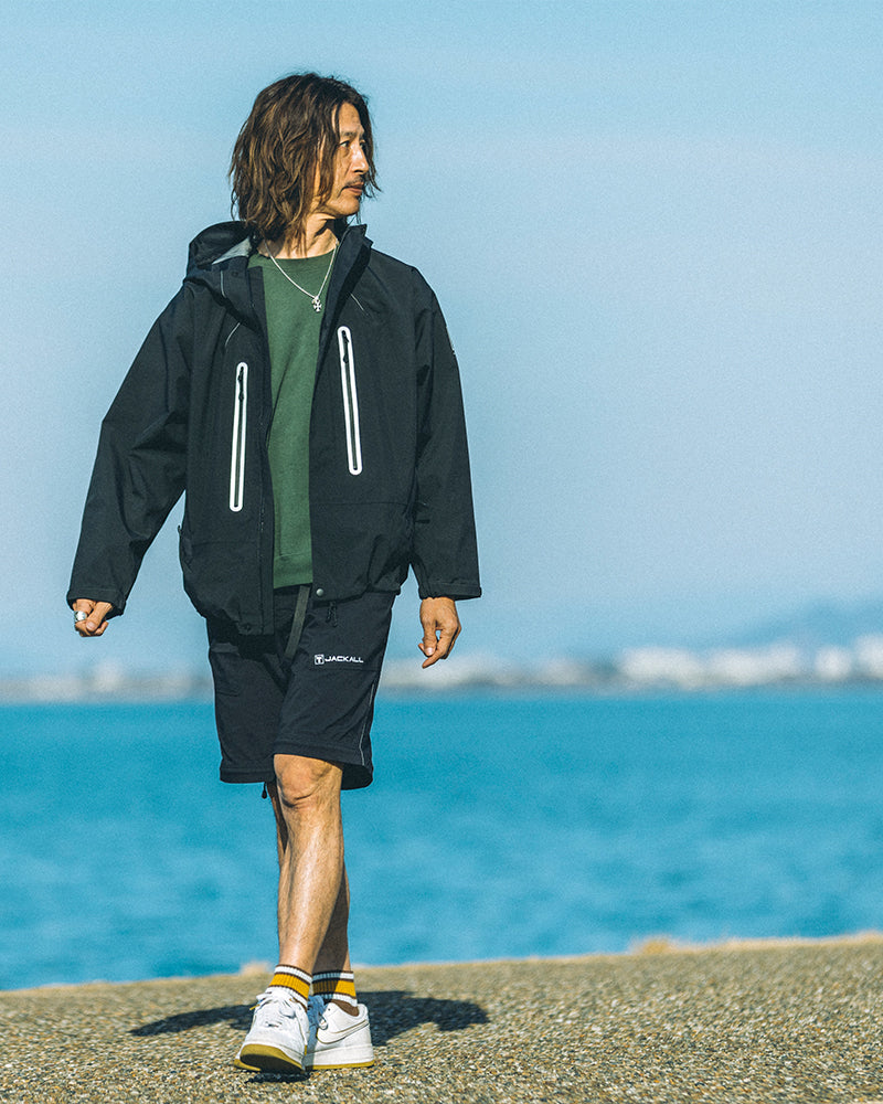 Hybrid stretch pants [Stain Green]