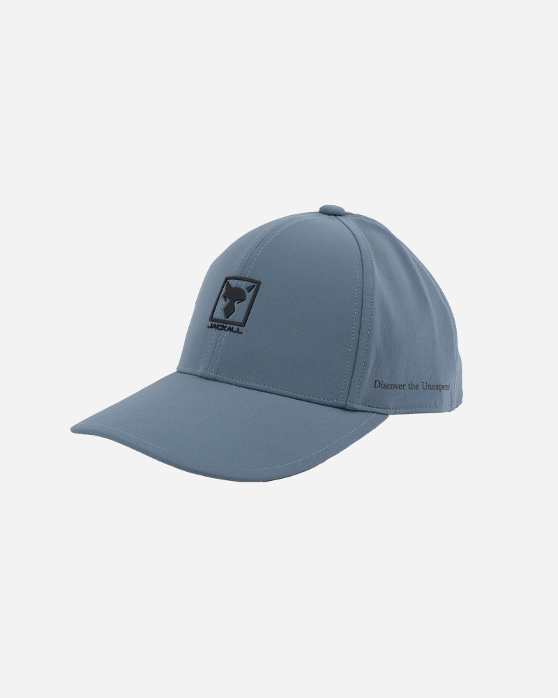 Square logo flat cap [denim]
