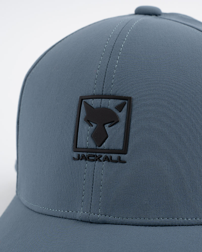 Square logo flat cap [denim]