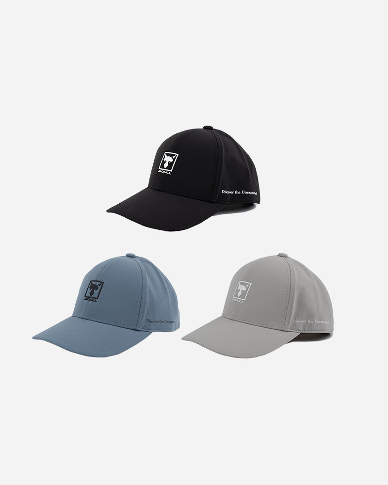 Square logo flat cap [denim]