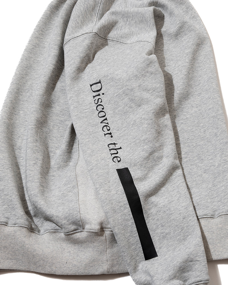 DISCOVER LINE LOGOクルーネックスウェット