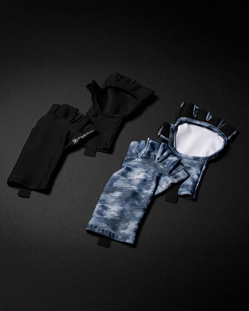 Cool UV cut gloves [gray camo] 