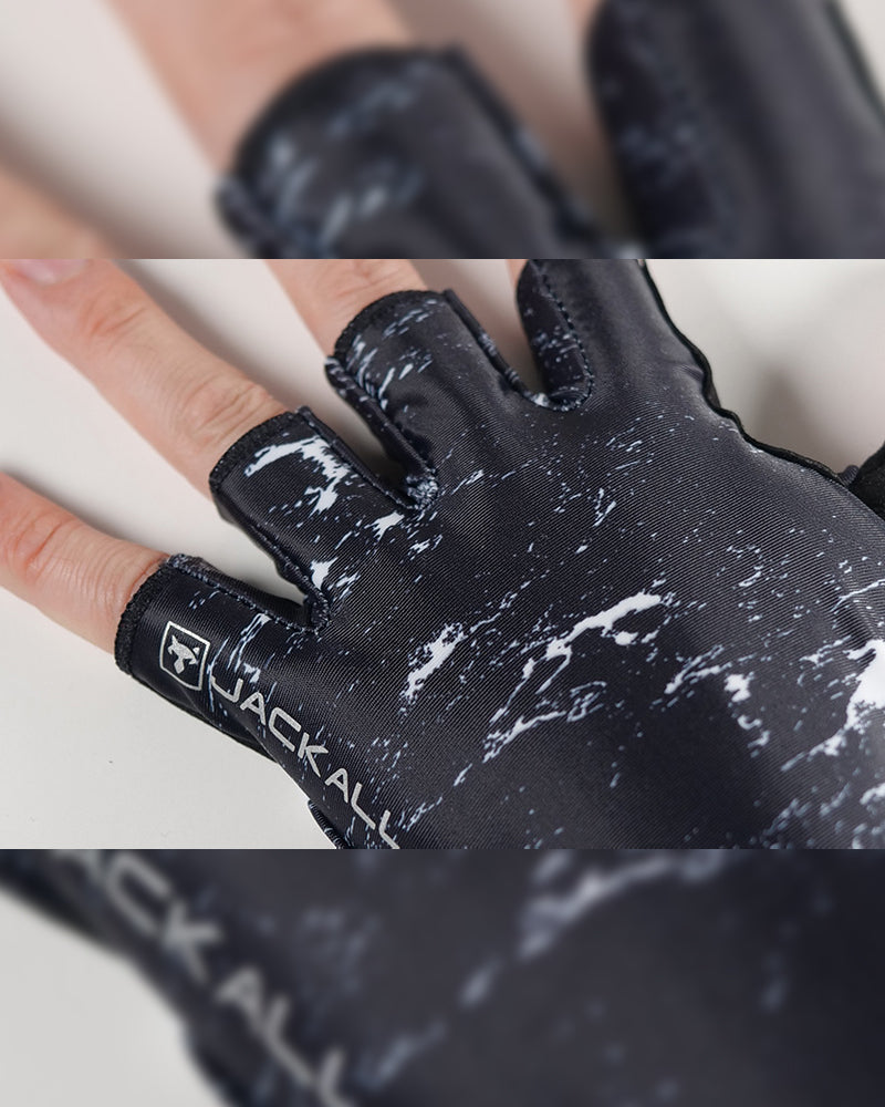 Cool UV cut gloves [black] 