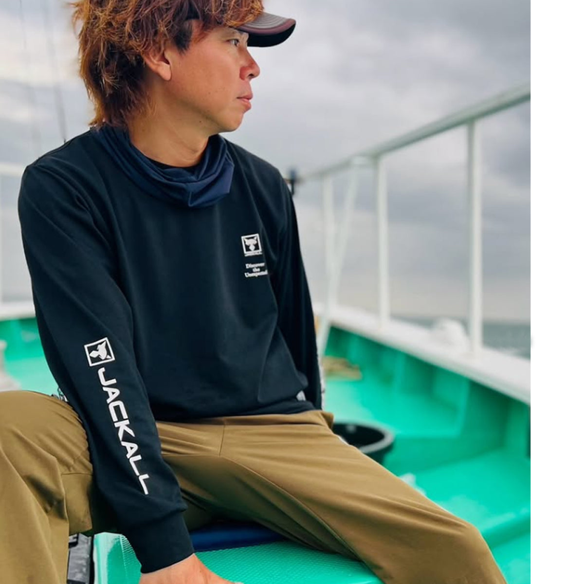 ロゴスリーブロングTシャツ