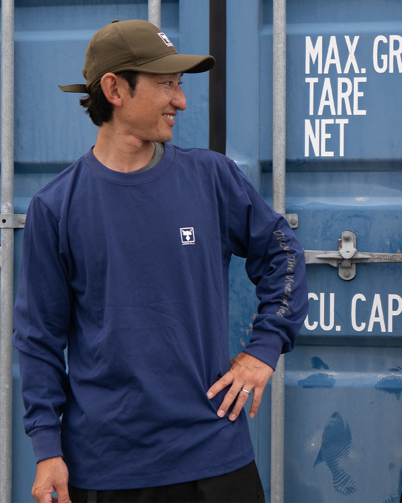 UVカットロゴスリーブロングTシャツ