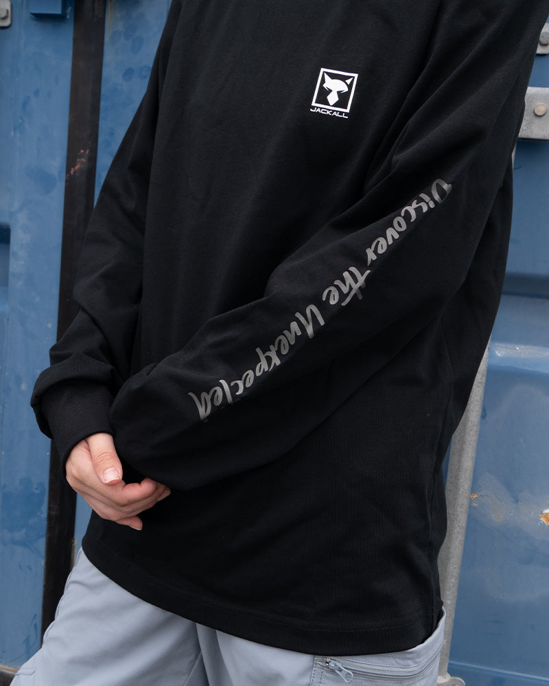 UVカットロゴスリーブロングTシャツ